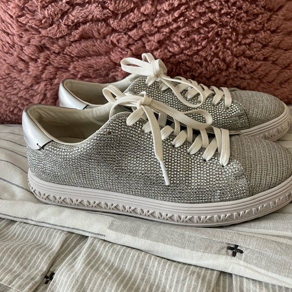 Michael Kors Grove Lace Up/Bling Sneakers - Picture 3 of 4